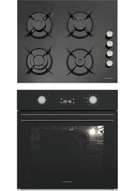 Resim Termikel BO O6555C DB - BH P6144C B Ankastre Set Siyah 