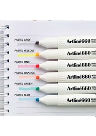 Resim Artline Fosforlu Kalem Kesik Uç 1.0-4.0 Mm Pastel Grey 660 12 Ad 