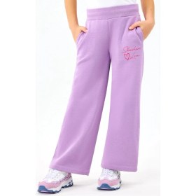 Resim Skechers G Lw Fleece Sweatpant Büyük Kız Çocuk Mor Eşofman Altı Sk2520004-4009 