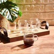 Resim Deli Glassware Borosilikat Cam Kupa - 380 ml 