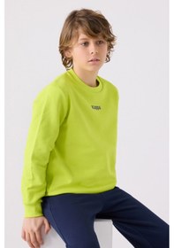 Resim Kappa Erkek Çocuk Yeşil Sweatshirt 5274-45415 Yeşil 