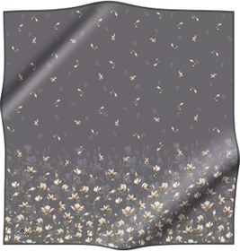 Resim Vissona Twill İpek Eşarp Gri-3 51776-0028 