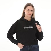 Resim Napapijri B-Box W H S Kadın Sweatshirt Siyah 