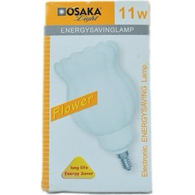 Resim Osaka 11W 220-240V 460LM 4000K E14 Çiçek Kafa Tasarruflu Ampul 