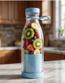 Resim Universal Taşınabilir Blender 380 Ml Usb Şarjlı Meyve Karıştırıcı Kolay Temizlenebilir 