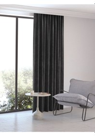 Resim Home Daily Series Siyah Rengi Ada Fon Perde Siyah 