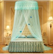 Resim Sones Kubbe Askılı Zemin Cibinlik, Boyut: 1 Metre Çapında Yeşil 