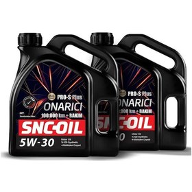 Resim Snc Oil Icon Group 100.000 KM + Bakım Pro-S Plus Onarıcı 5W-30 Motor Yağı 2 X 4 L 