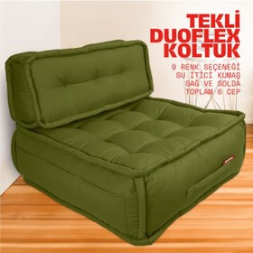 Resim Xpermate Duoflex Sırtlı Minder İskandinav 80x80x30 Yeşil 