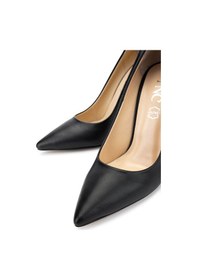 Resim Tamer Tanca Kadın Hakiki Deri Siyah Deri Topuklu Ayakkabı 1027 253 Bn Ayk Y25 Sıyah Dr Siyah 