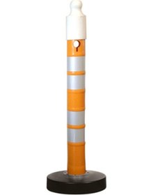 Resim İleri Trafik Dubalı Uyarı Dikmesi Reflektifli 534231114 110 x 1200 MM 