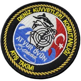 Resim Ex Patch Deniz Kuvvetleri Komutanlığı Atış Takımı Peçi 10 Cm 