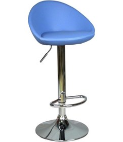 Resim Bürocci Larissa Bar Sandalyesi-Mavi-9520Q0119 Çok Renkli 