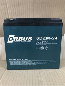 Resim ORBUS 12 V24 Ah Elektrikli Bisiklet Aküsü 