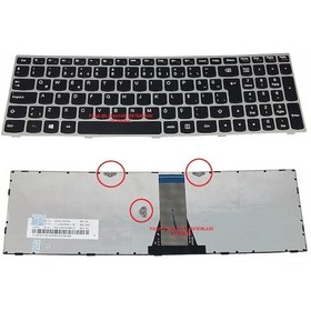 Resim Lenovo Uyumlu Z70-80, Z7080, 20364, 80Fg Klavye Tuş Takımı Türkçe Gri Q 