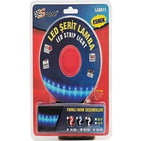 Resim Drs Tuning Ledli Şerit Lamba 12V Mavi 60CM / LAAK11-8 