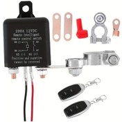 Resim Wangxi 1 Adet 200a12v Uzaktan Kumandalı Akü Kesme Anahtarı Dc 12v 200a Araç Karavan Kamyon İçin 