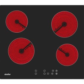 Resim Simfer 8208 Fırın + 3970 Elektrikli Ocak + 8703 Davlumbaz 9 Fonksiyon QS Siyah Dijital Power Turbo Elektrikli 3'lü Ankastre Set 