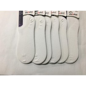 Resim Dündar 12 li Erkek Beyaz Pamuklu Dikişsiz Sneaker Patik 