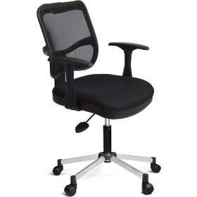 Resim Türksit 807 File Koltuk Metalik Gri Boyalı Ayak Siyah 