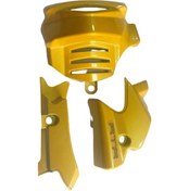 Resim Tvs Apache 150 Alt Sakal Çene Takim Beyaz Sari 456158417 