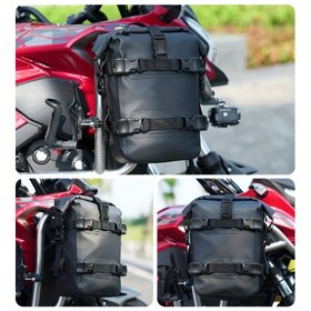 Resim 1 adet Motosiklet Tampon Çantası - Büyük Kapasiteli Dayanıklı Siyah Araç Depolama Çantası, Ayarlanabilir Askılar, Güvenli Fermuar Kapatma ve Ergonomik Tasarım, ATV, Motosiklet, Seyahat, Bagaj için - Cadılar Bayramı, Noel, Doğum Günü, Sevgililer Günü, Motosiklet Çantası, Araç Aksesuarı, Şık Aksesuar, Sağlam Yapı, Motosiklet Yan Çantası, Motosiklet Yan Çantası, Motosiklet Sırt Çantası, Motosiklet Yan Çantası, Motosiklet Çantası/oruok, Motosiklet Aksesuarları, Sırt Çantası 