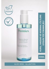 Resim Peonies Gentle And Effective Cleanser Gel Kuru Hassas Ve Normal Ciltlere Uygun Yüz Yıkama Jeli 