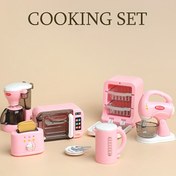 Resim 1 Eğlenceli Mini Mutfak Fırın Aksesuarı Seti, Sahne Mini Mutfak, Sahne Düzeni İçin Uygun, DIY Mini Sahne Aksesuarları, Ev Masaüstü Dekorasyonu. Manuel DIY Montaj Gerektirir 