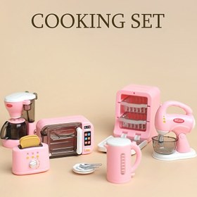 Resim 1 Eğlenceli Mini Mutfak Fırın Aksesuarı Seti, Sahne Mini Mutfak, Sahne Düzeni İçin Uygun, DIY Mini Sahne Aksesuarları, Ev Masaüstü Dekorasyonu. Manuel DIY Montaj Gerektirir 