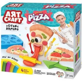Resim Art Craft Matrak Pizza Oyun Hamuru Seti 200 Gr 