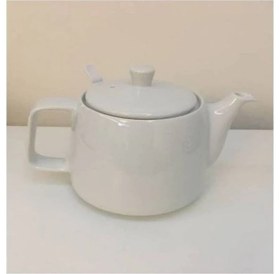 Resim K 3285 Pı 3285 B Semaver Gri ve Beyaz Sıfır Uyumlu Porselen Demlik (Süzgeçsiz) 