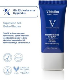 Resim Vidalita Beauty & Care Moisturizing Krem Squalene & Shea Butter 50 ML 