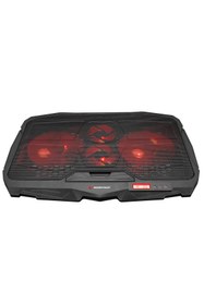 Resim Rampage Ad-rc4 Işıklı Gaming Laptop Soğutucu 2x125mm 2x70mm 15-17 Notebook Soğutucu Stand 