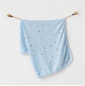 Resim Bebek Müslin Battaniye Beyaz 