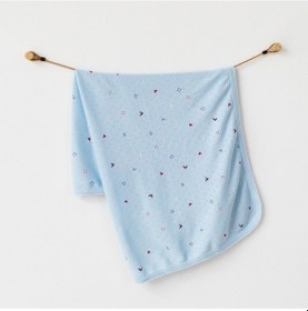 Resim Bebek Müslin Battaniye Beyaz 