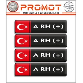Resim Kan Grubu 3d Sticker 4'lü 