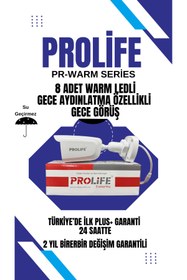 Resim PROLİFE 12 Kameralı 5 MP Gece Renkli Gösterim Yapay Zeka Yüz ve Araç Algılamalı Güvenlik Kamerası Seti 
