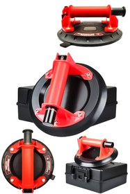 Resim Lieber German Alman Hava Pompalı Tekli Vantuz Yüksek Kaldırma Kapasiteli Seramik Mermer Cam Tutma Kaldırma aparatı 