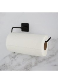 Resim Aksesuarları Tuvalet Kağıtlığı Havluluk Fönlük Kare Havluluk Yapışkanlı Kapaklı Siyah Aksesuar Banyo Mutfak Delmesiz Güçlü Su Geçirmez Yapışkanlı Siyah, Havlu Kağıtlık Siyah 