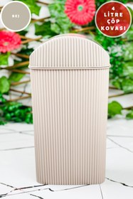 Resim 4 Litre Tezgah Üstü Mutfak , Ofis Çöp Kovası 
