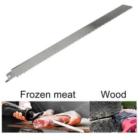 Resim Adet Home S1211k 300mm Alternatif Hareketli Testere Bıçağı Et Kemik Buz Küpü Kesme Aleti Mengxi 
