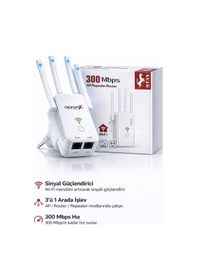 Resim 4 Antenli Wifi Sinyal Yükseltici Wifi Repeater Range Extender 