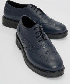 Resim LuviShoes AVRA Laci Cilt Hakiki Deri Kadın Oxford Ayakkabı 