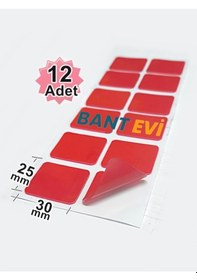 Resim Die Cut Vhb Çift Taraflı Silikon Bant 12 Adet 30x25mm Özel Kesim 