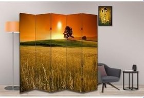 Resim Manzara Temalı Özel Tasarım Paravan Room Divider PRV1048, 180 x 180 