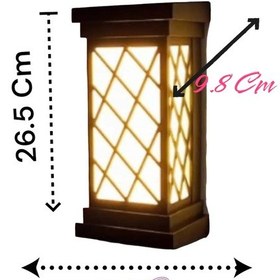 Resim 24 Watt Gün Işığı Modern İç Ve Dış Mekan Led Aplik, Banyo, Teras, Veranda, Balkon, Kamelya Armatürü Siyah 