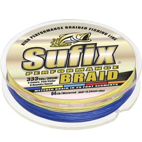 Resim Sufix Performance Braid İp Misina - MULTICOLOR / 0.23MM - 300MT - 16.4KG 