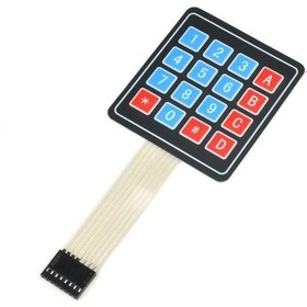 Resim Motorobit-4X4 Membran Tuş Takımı - Keypad 