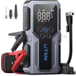 Resim UTRAI Jstar JS9 55Wh 15000mAh 1500A 4 in 1 Jump Starter Hava Kompresörlü Taşınabilir Akü Takviye Kiti (JS-9) 