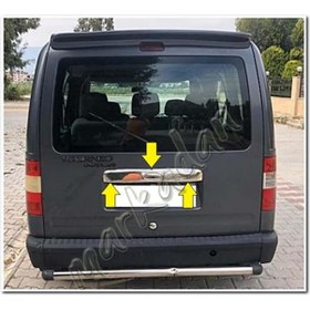 Resim Woc Chrome Ford Connect Krom Bagaj Çıtası 2002-2008 Paslanmaz Çel 